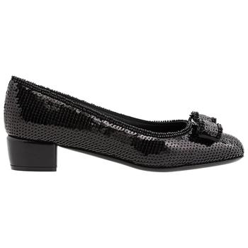 菲拉格慕女鞋, Salvatore Ferragamo | Ladies Vara Bow Black Sequin Pumps商品图片 3.8折