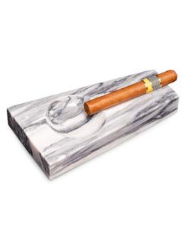 商品Bey-Berk | ​Single Cigar Marble Ashtray,商家Saks OFF 5TH,价格¥317图片