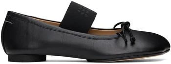 MM6 | Black Anatomic Ballerina Flats,商家SSENSE HK,价格¥2420