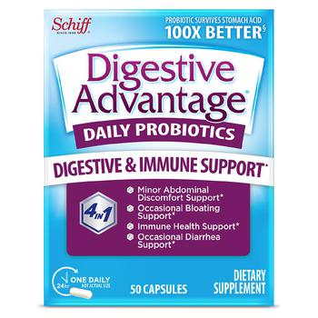 商品Digestive Advantage | 益生菌片 日常补充 50粒,商家Walgreens,价格¥137图片