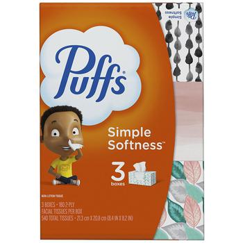 商品Puffs | Simple Softness Facial Tissue,商家Walgreens,价格¥53图片