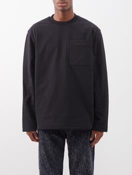 Jacquemus | Bricciola cotton-jersey long-sleeved T-shirt商品图片,额外8.5折, 额外八五折