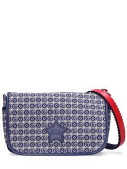 Double G Cotton Jacquard Messenger Bag,价格$1150