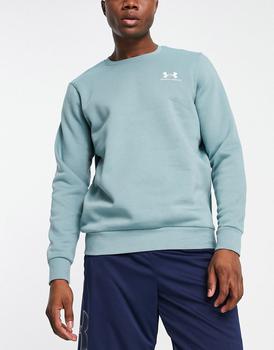 Under Armour | Under Armour Training Essential fleece sweatshirt in light green商品图片,