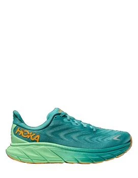 Hoka Men's Arahi 6 Running Shoes In Ocean Mist/lime Glow
