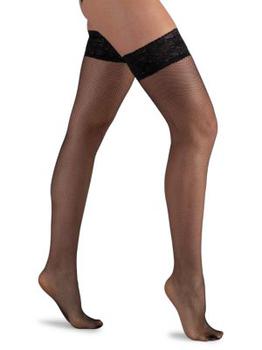 商品LECHERY | Italian Made Fishnet Thigh Highs,商家Saks OFF 5TH,价格¥283图片