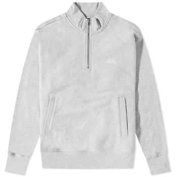stussy卫衣直邮, STUSSY | Stussy Stock Logo Quarter Zip商品图片 