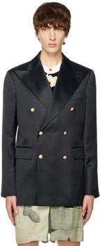 Vivienne Westwood | Black Double-Breasted Blazer商品图片,3.7折, 独家减免邮费