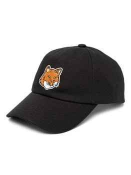 推荐MAISON KITSUNE' - Fox Head Cotton Baseball Cap商品