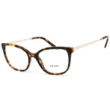 Prada | Prada Women's Eyeglasses - Honey Tortoise Cat Eye Full Rim Frame | 0PR 07WV VAU1O1 4.2折×额外9折x额外9.5折, 独家减免邮费, 额外九折, 额外九五折