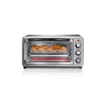 商品Hamilton Beach | Sure-Crisp™ Air Fryer Toaster Oven, 6 Slice Capacity, Stainless Steel Exterior,商家Macy's,价格¥876图片