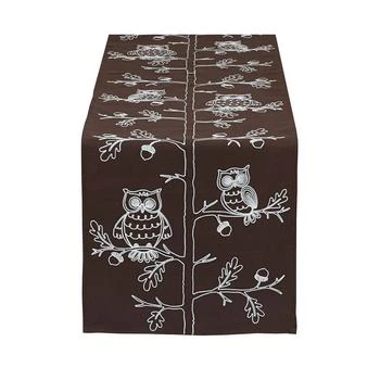 Design Imports | Table Runner Embroidered Owls,商家Macy's,价格¥238
