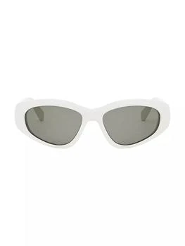 Celine | Monochroms 57MM Geometric Sunglasses 