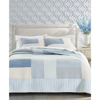 Charter Club | Seaside Stripe Patchwork Cotton Sham, King, Created for Macy's,商家Macy's,价格¥310