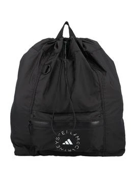 Adidas | Adidas By Stella McCartney Logo Printed Zip-Up Backpack 7.6折, 独家减免邮费