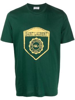 Yves Saint Laurent | Saint Laurent  T-shirts and Polos Green商品图片,7.4折