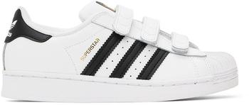 阿迪达斯贝壳头, Adidas | Kids White Superstar Sneakers商品图片 额外8.5折, 额外八五折
