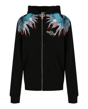 Marcelo Burlon | Printed Wings Zip-Up Sweatshirt 3.8折×额外9折, 独家减免邮费, 额外九折