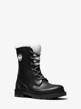 Michael Kors | Montaigne Faux Shearling-Lined PVC Rain Boot,商家Michael Kors,价格¥308