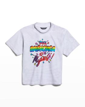 推荐Kid's Logo Typographic T-Shirt, Size 2-10商品