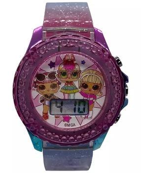 Accutime | Kid's LOL Surprise Digital Rainbow Glitter Silicone Strap Watch 34mm,商家Macy's,价格¥127