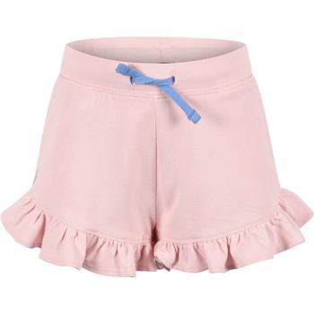推荐Ruffled cotton shorts in light pink商品