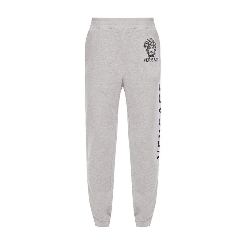 夏装范思哲短袖, Versace | VERSACE 范思哲 男士灰色棉质休闲裤 A82382-A228553-A904B商品图片 独家减免邮费