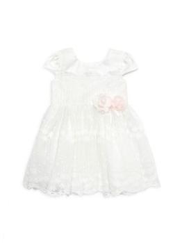 推荐Baby Girl's 3D Floral Lace Dress商品