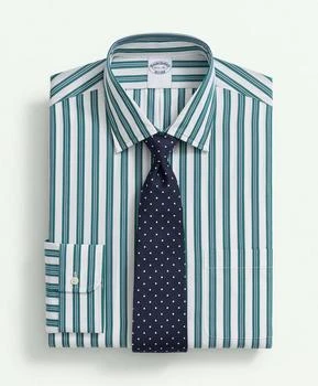 Brooks Brothers | Supima® Cotton Poplin Ainsley Collar, Bold Multi Striped Dress Shirt 独家减免邮费