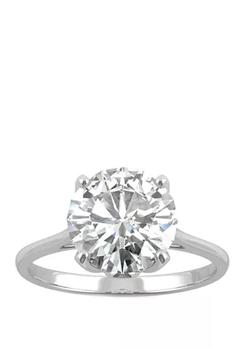 Charles & Colvard, Charles & Colvard | 2.7 ct. t.w. Lab Created Moissanite Engagement Ring in 14K White Gold商品图片 