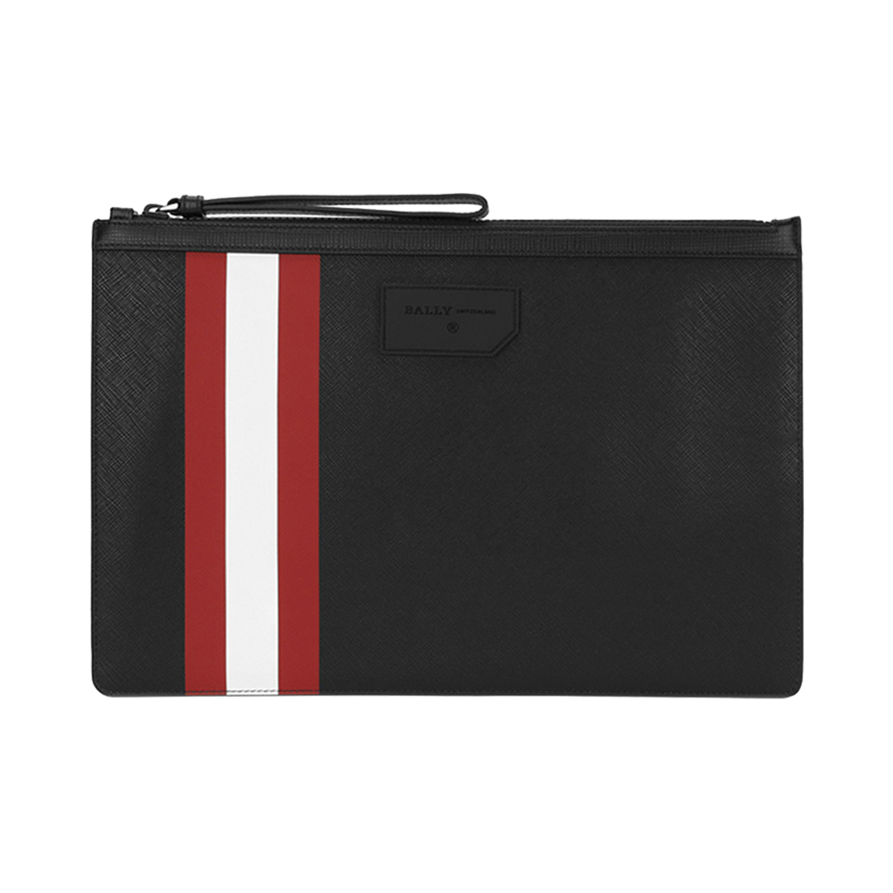 巴宝莉短袖新款, Bally | Bally 巴利 男士黑色牛皮手拿包 6224351商品图片 独家减免邮费