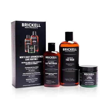 Brickell Mens Products | Brickell Men's Products 3-Pc. Men's Daily Advanced Face Care Set - Routine I,商家Macy's,价格¥577