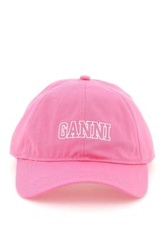 Ganni | BASEBALL CAP WITH LOGO商品图片,5.6折