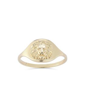 商品Bloomingdale's | 14K Yellow Gold Lion Ring - 100% Exclusive,商家Bloomingdale's,价格¥4803图片