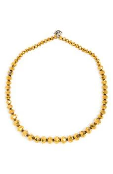 Beaded Crystal Stretch Necklace,价格$18.10