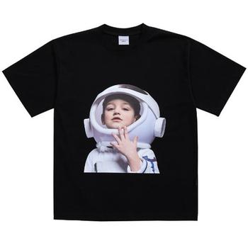 推荐acme de la vie 宇航员男孩印花休闲宽松短袖T恤 男女同款 黑色商品