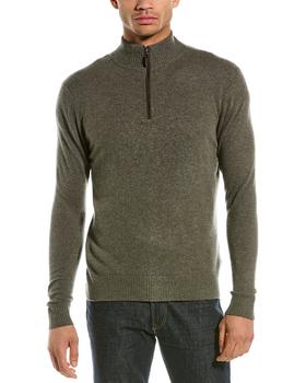 商品Qi Cashmere | Qi Cashmere 1/4-Zip Mock Sweater,商家Premium Outlets,价格¥736图片