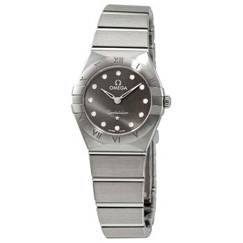 欧米茄星座, Omega | Constellation Manhattan Diamond Grey Dial Ladies Watch 131.10.25.60.56.001商品图片 7.3折