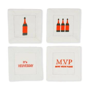 Tiramisu | Champagne Soirée Embroidered Cocktail Napkins,商家Premium Outlets,价格¥391