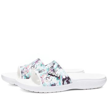 Crocs高帮鞋, Crocs | Crocs Classic Crocs Tie Dye Slide商品图片 满$300享9.5折, 满折