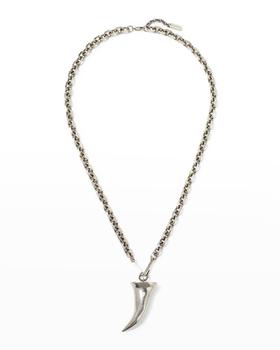 推荐Men's Horn Pendant Chain Necklace商品