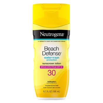 Neutrogena | Beach Defense Sunscreen Lotion With SPF 30商品图片,独家减免邮费