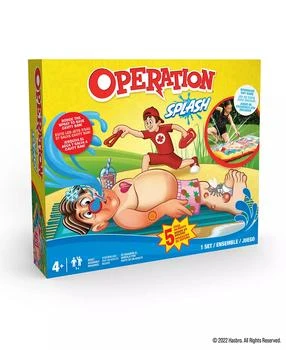 Hasbro | Operation Splash Game by WowWee  Backyard Sprinkler Mat Kids Game with 5 Foam Elements  Ages 4 And Up,商家Macy's,价格¥106