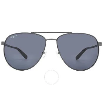 Salvatore Ferragamo | Blue Pilot Unisex Sunglasses SF157S 015 60 2.1折