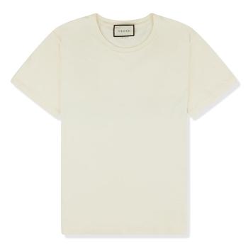推荐Gucci Shoulder Logo Cream T Shirt商品