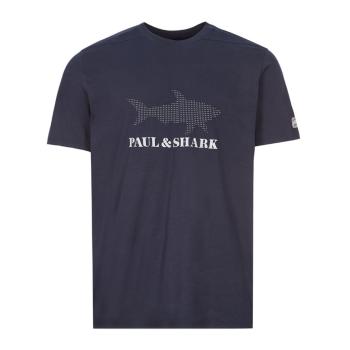 Paul & Shark | PAUL&SHARK 男士藏青色棉质短袖T恤 21411019-013商品图片,独家减免邮费