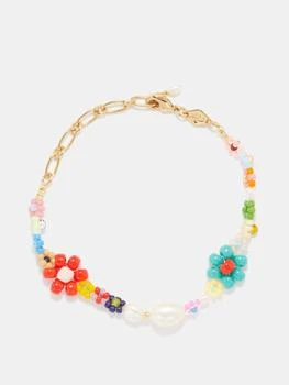 Anni Lu | Mexi Flower pearl & 18kt gold-plated bracelet,商家MATCHES,价格¥407