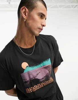 推荐Billabong Alaska wave t-shirt in black商品