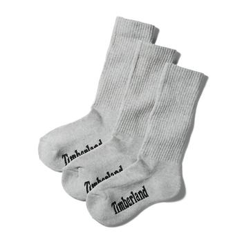 Timberland | 3-Pack Core Crew Socks for Women in Grey商品图片,
