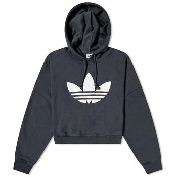 美国阿迪达斯, Adidas | Adidas Womens 80’S Aerobic Cropped Hoody商品图片 5.4折